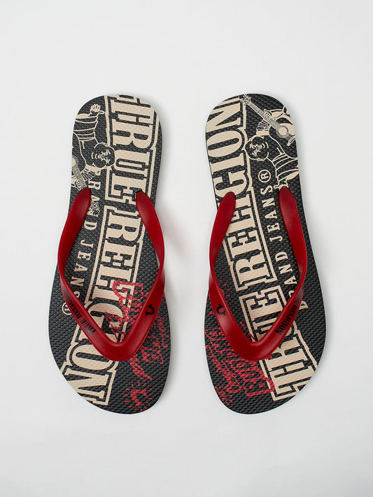 TRUE RELIGION FLIP FLOPS