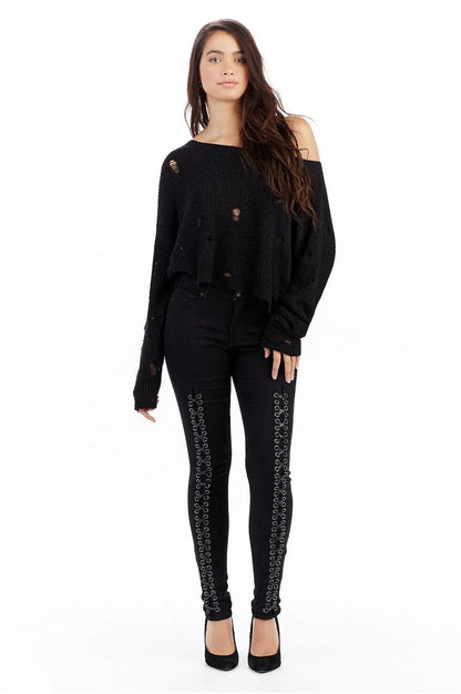 JENNIE CURVY SKINNY LACE UP - TRUE RELIGION MEXICO