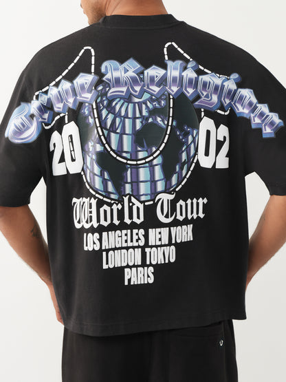 CHROME LOGO BOXY TEE