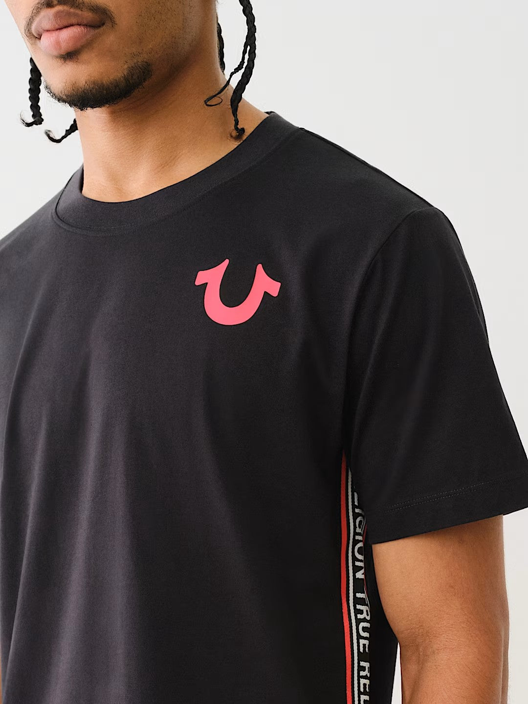 TR CONTRAST SS TAPING TEE