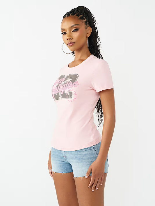 CRYSTAL HS CREW TEE
