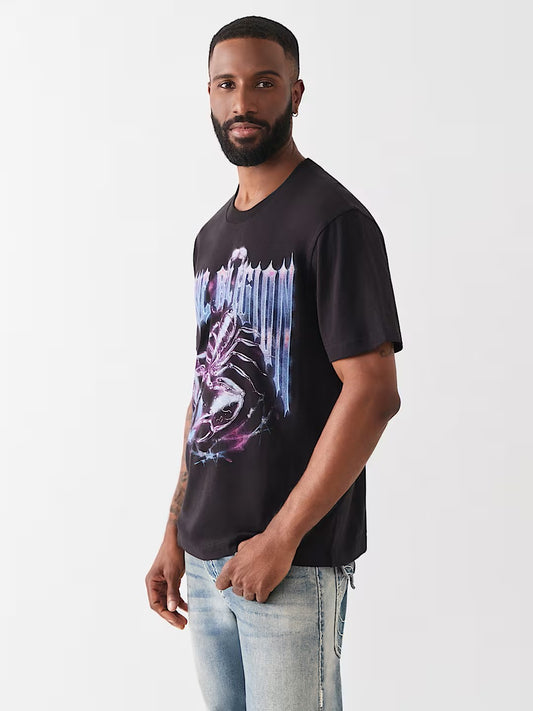 SS IRON SCORPION CRYSTAL TEE