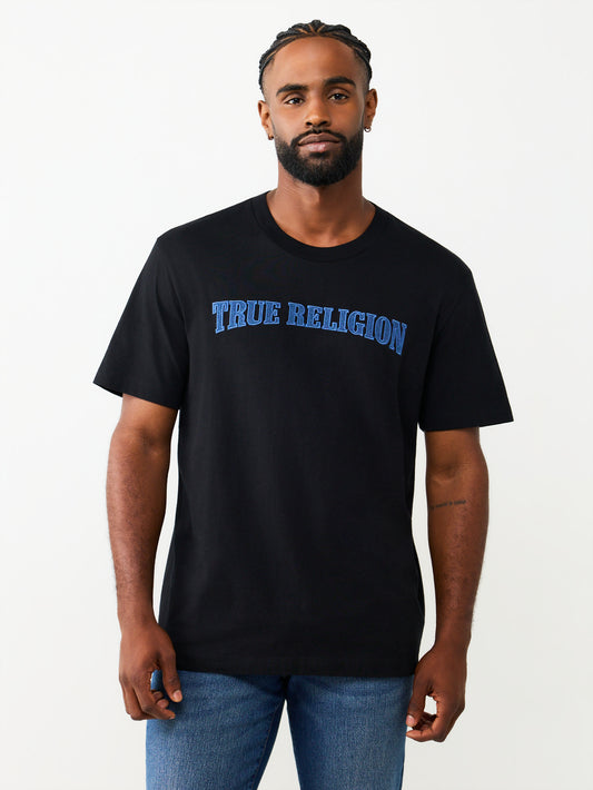 DENIM APPLIQUE TEE