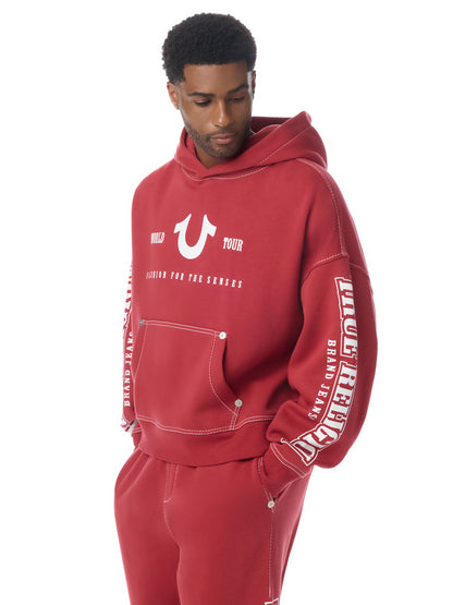 BIG T OVERSIZED HOODIE