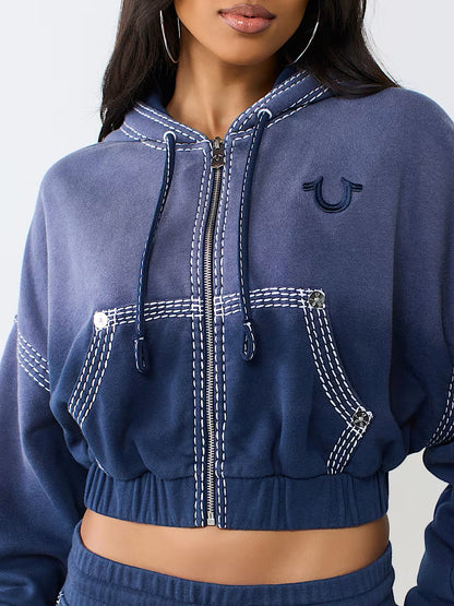 SUPER T WSH RLX GF ZIP HOODIE