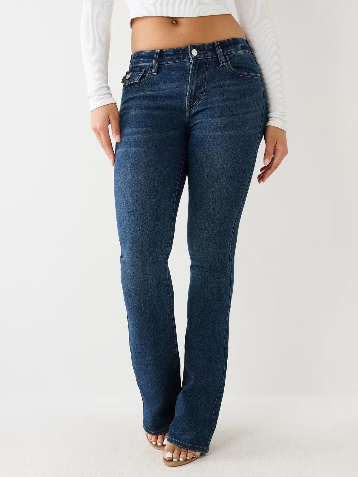 BECCA SN CRYSTAL FLAP BOOTCUT