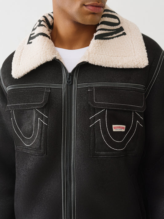 SHERPA PU JACKET