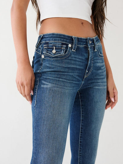 JENNIE MID RISE SKINNY FLAP