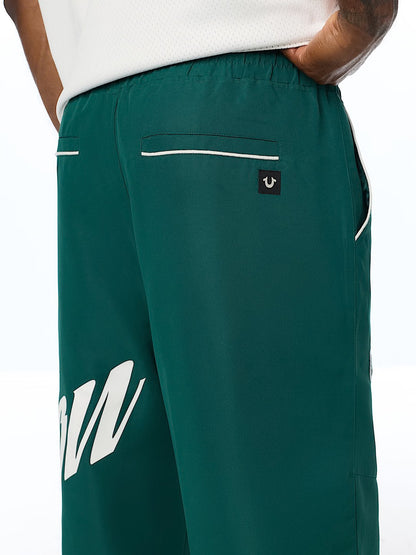HS LOGO BAGGY NYLON PANTS