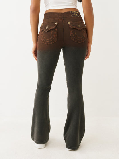 WASHED BIG T BOOTCUT SWEATPANT