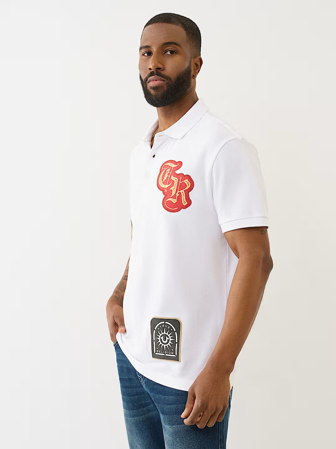 RELAXED PATCH POLO