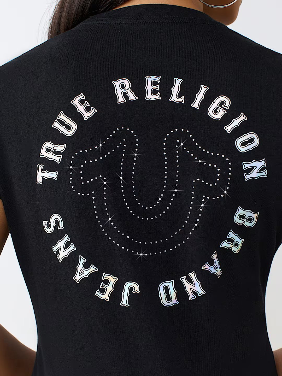IRIDESCENT TR CREW TEE