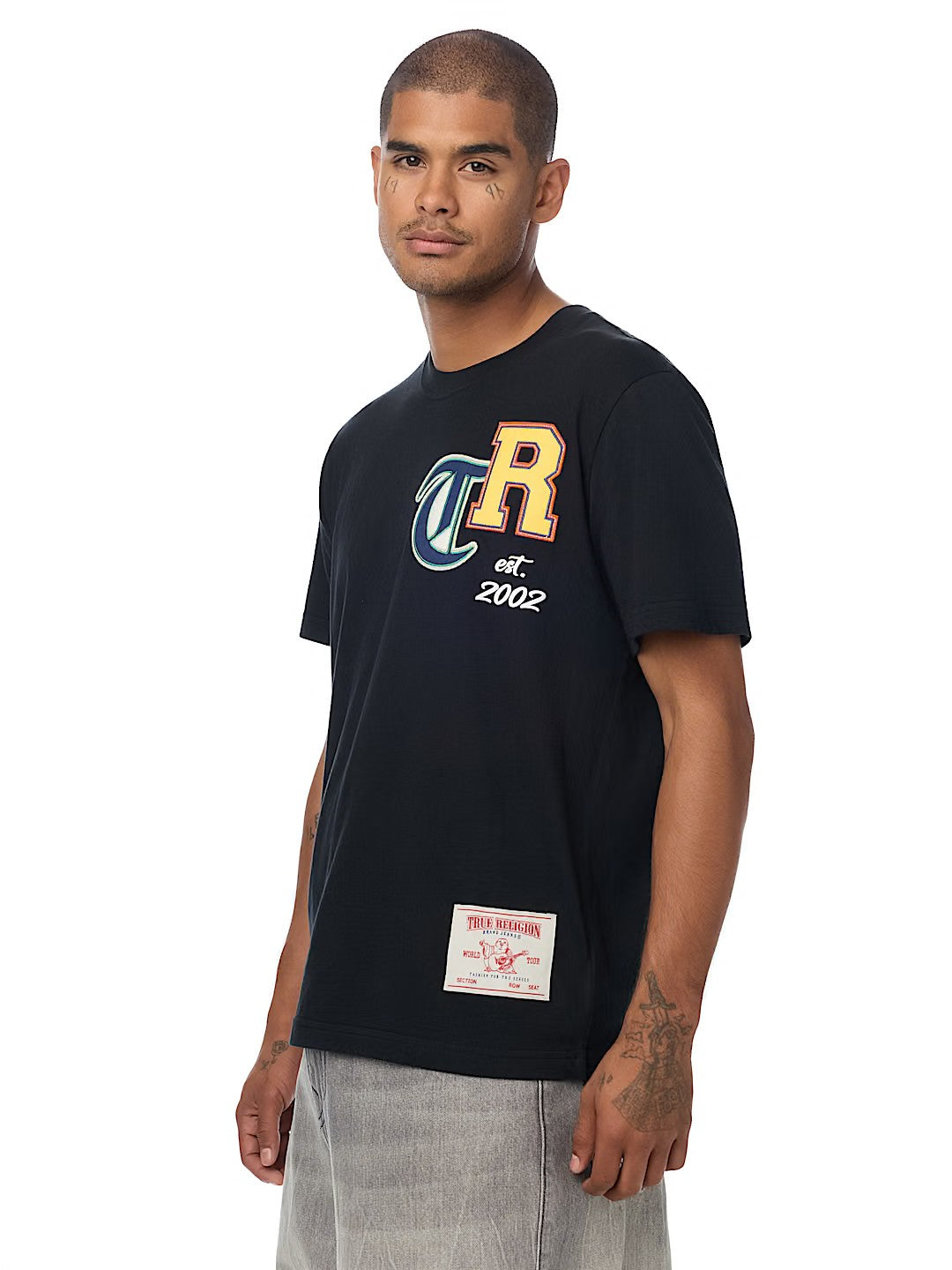 COLLEGIATE APPLIQUE LOGO TEE