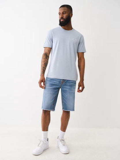 RICKY SUPER T SHORT RAW HEM