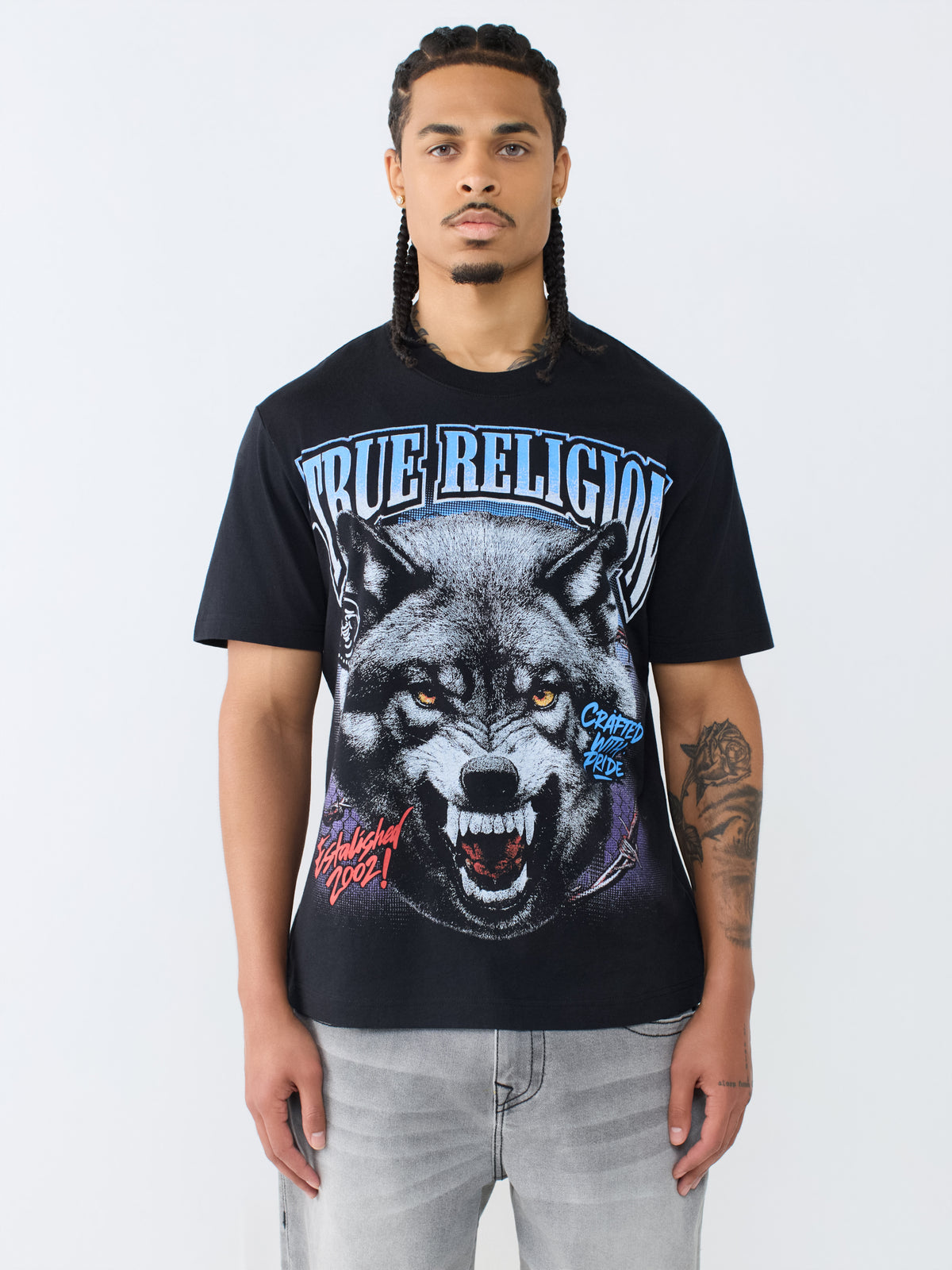 SS CRAFTED W PRIDE WOLF TEE