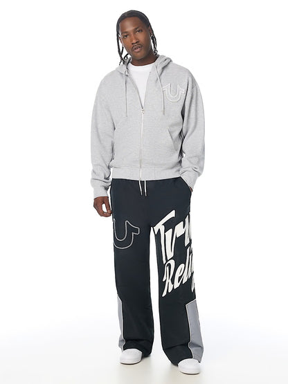 HS LOGO BAGGY NYLON PANTS