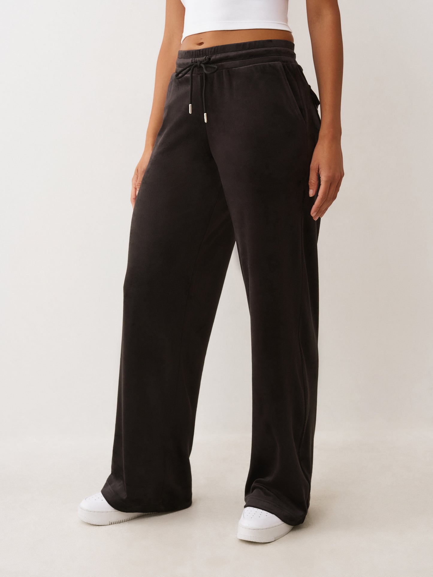 CRYSTL VELOUR STRAIGHT LEG PNT