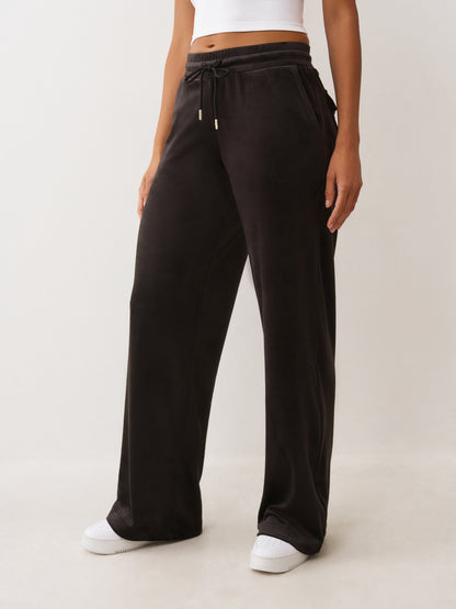 CRYSTL VELOUR STRAIGHT LEG PNT