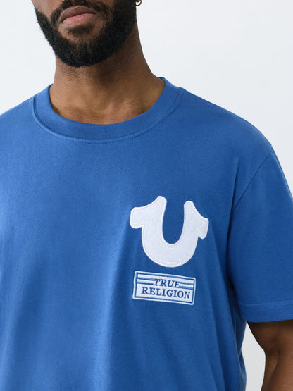 SS HORSESHOE REPEAT TEE
