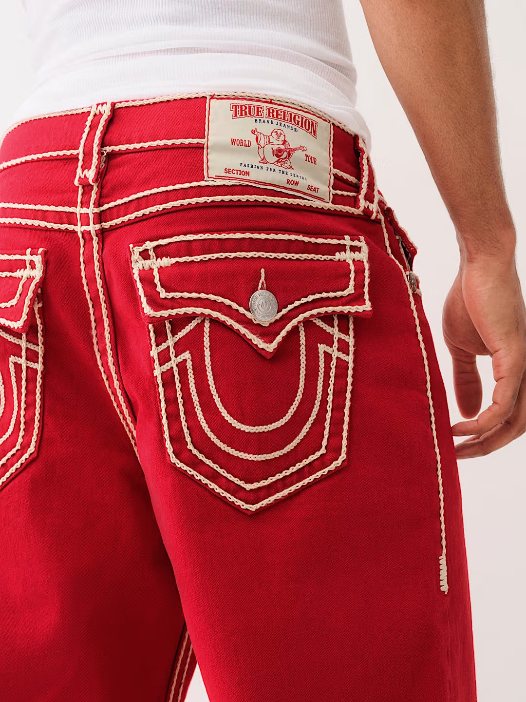 RED VINNY ROPE ULTRA BAGGY
