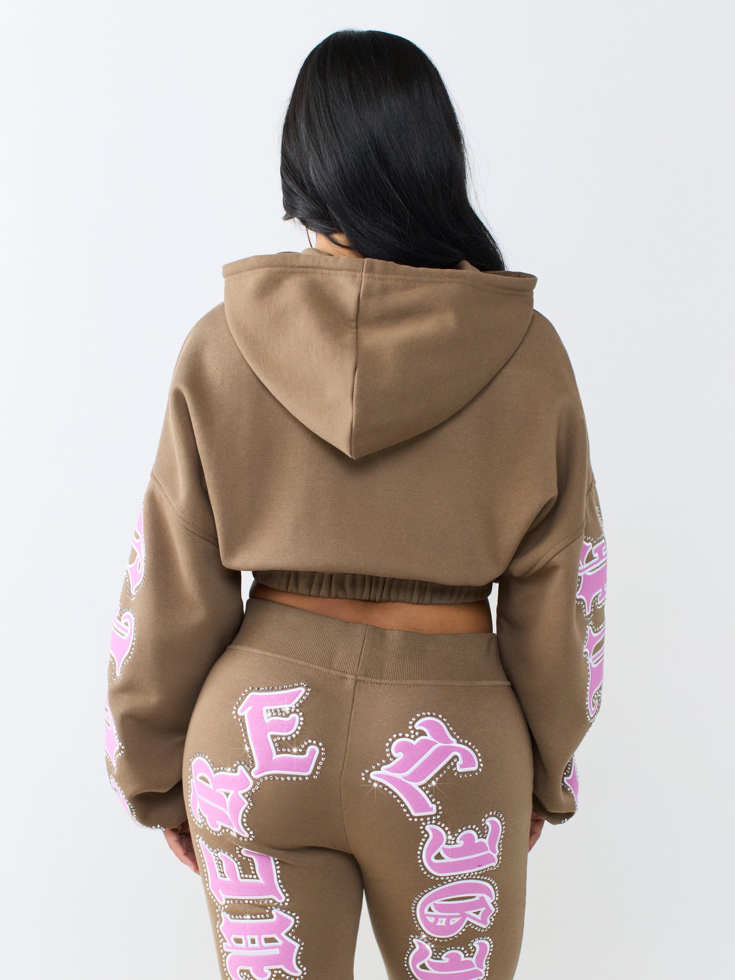 CRYSTAL PATCHED RELAXED GF ZIP