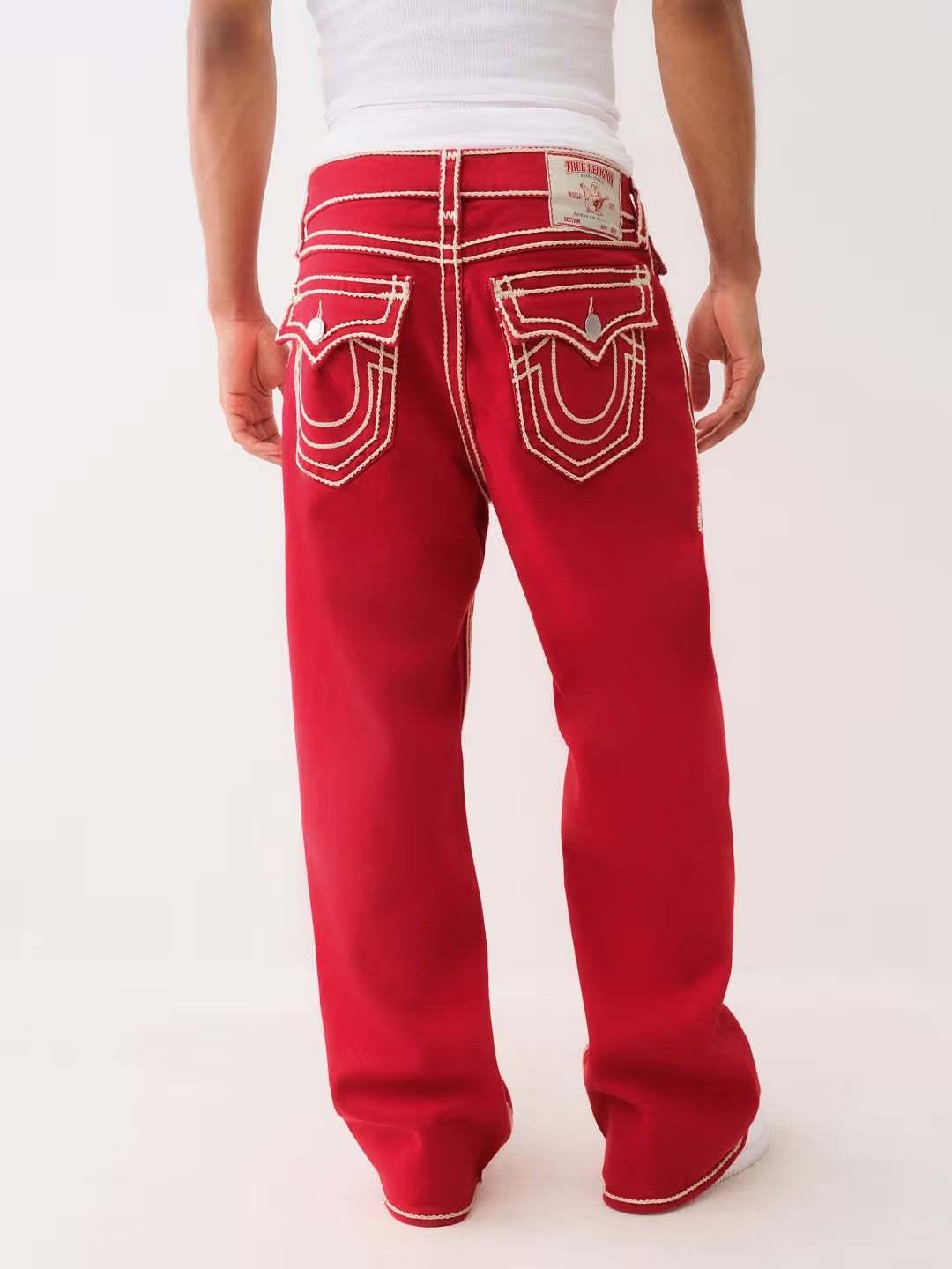RED VINNY ROPE ULTRA BAGGY