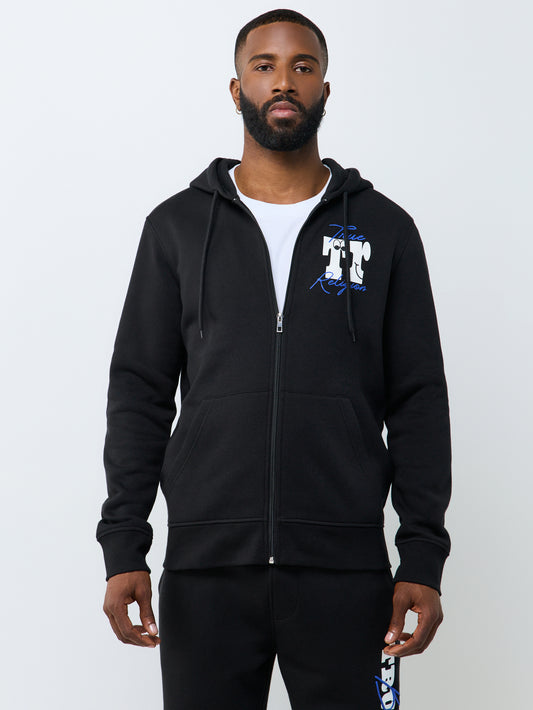 TR SCRIPT PUFF ZIP HOODIE
