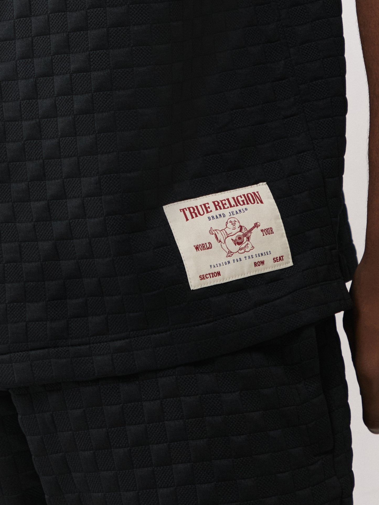 CHECKERED CAMP COLLAR SHIRT