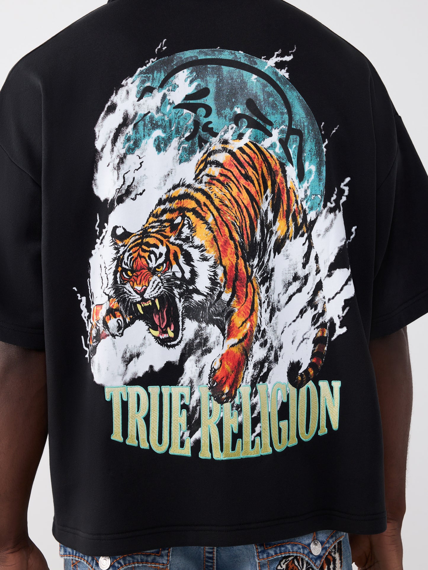 TIGER LOGO OVERSIZED POLO