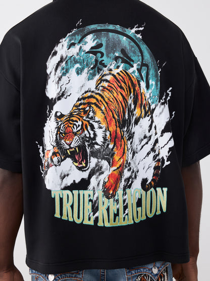 TIGER LOGO OVERSIZED POLO