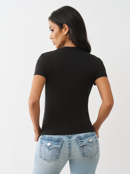 CRYSTAL BUDDHA CREW SS TEE