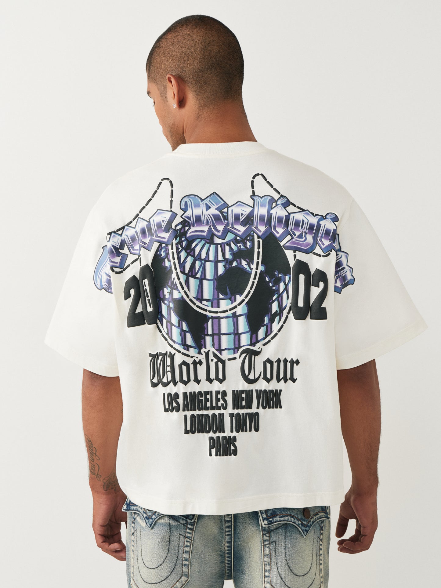 CHROME LOGO BOXY TEE
