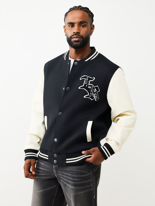 PROPERTY OF NONE WOOL VARSITY