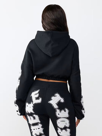 CRYSTAL PATCHED RELAXED GF ZIP