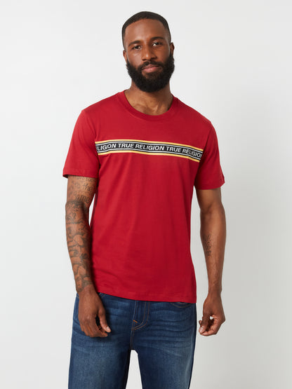 TR CONTRAST TAPING TEE