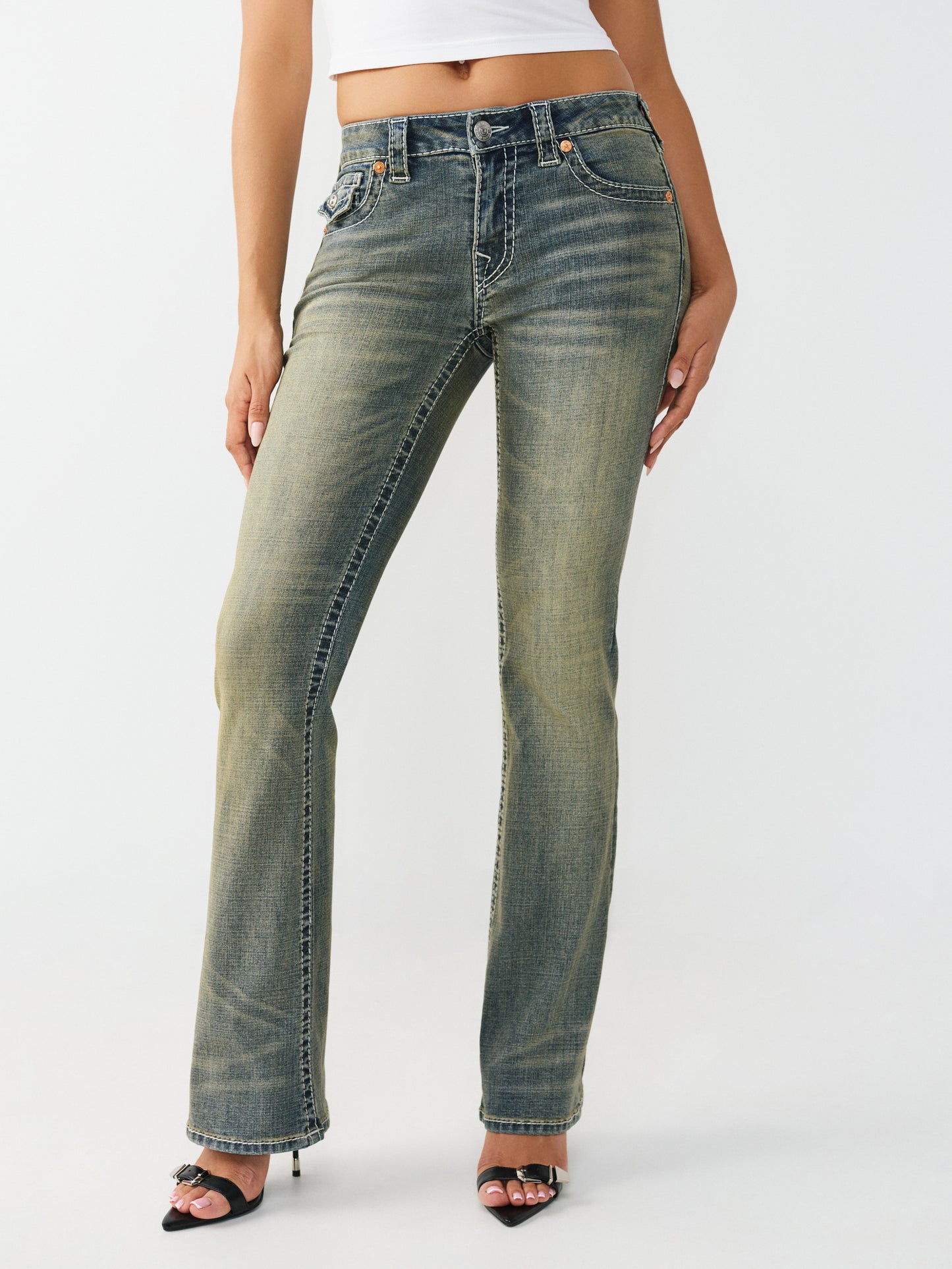 BECCA MR BOOTCUT BIG T FLAP