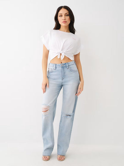 HS FRONT TIE SS TEE