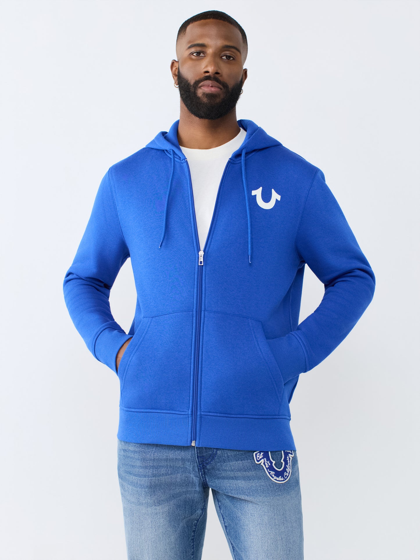 TOSSED BUDDHA ZIP HOODIE