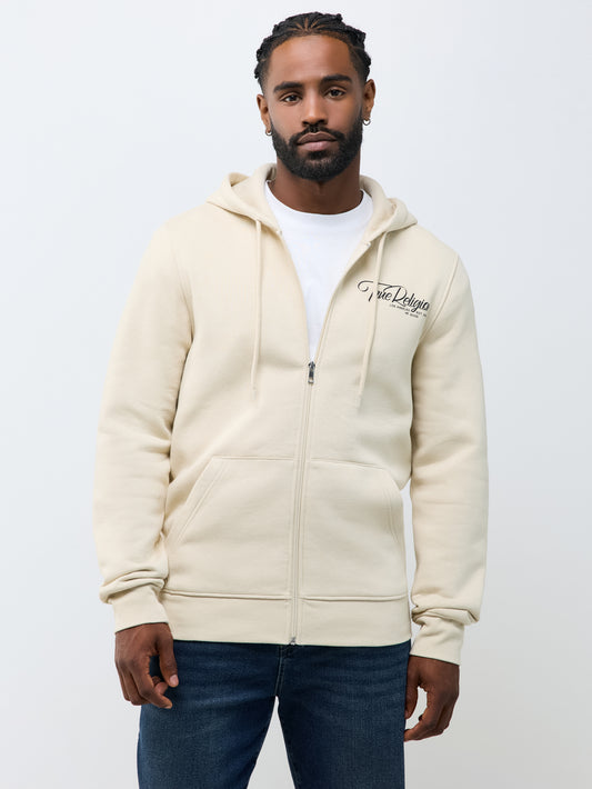 RIBBON SKETCH ZIP HOODIE