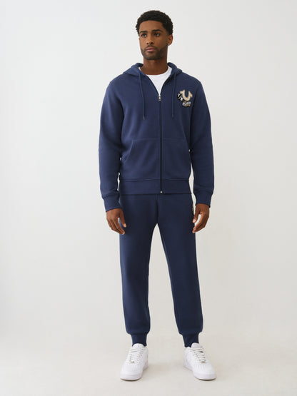 EMB PATCH HS ZIP HOODIE