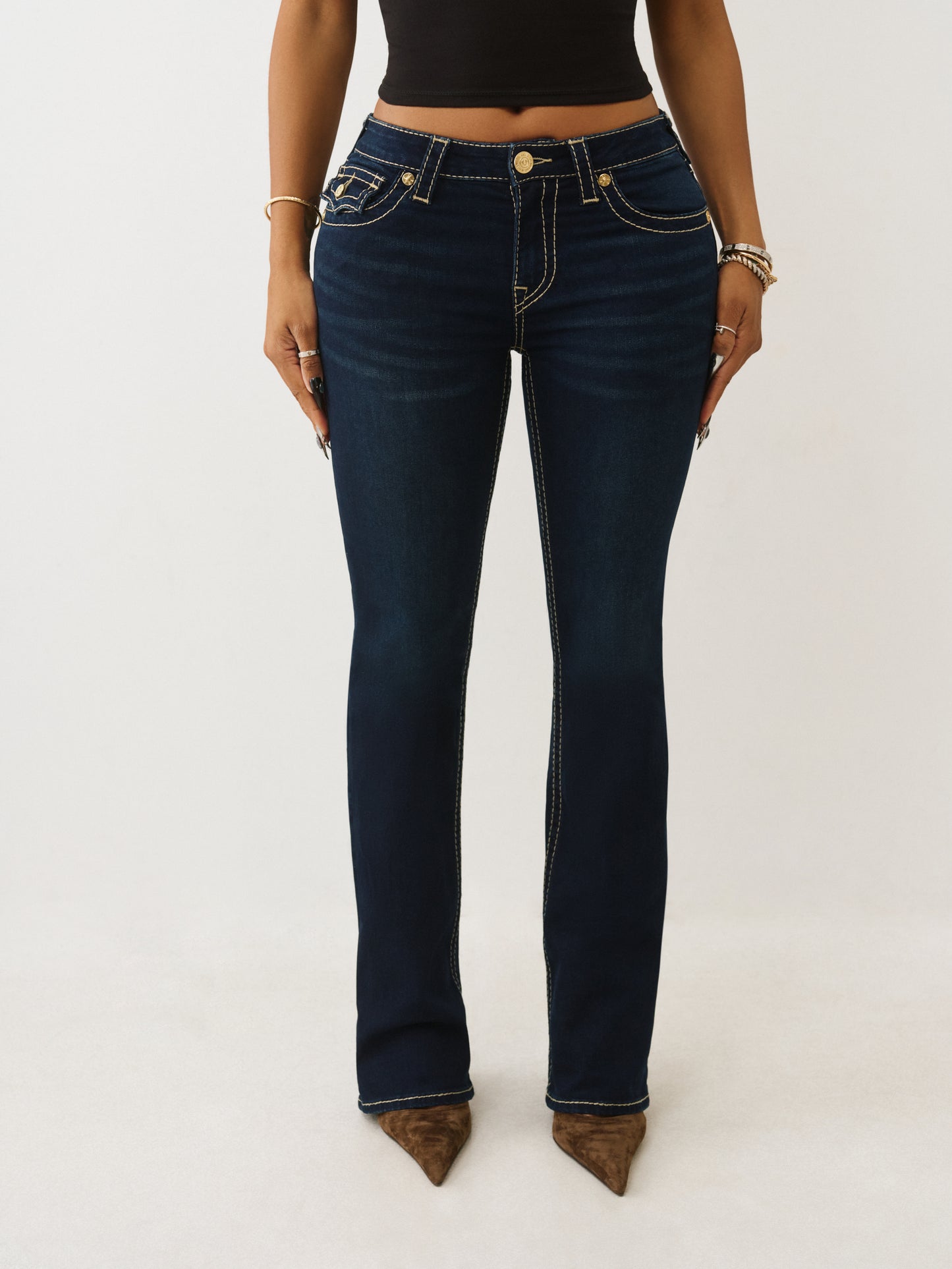 BECCA BIG T FLAP BOOTCUT