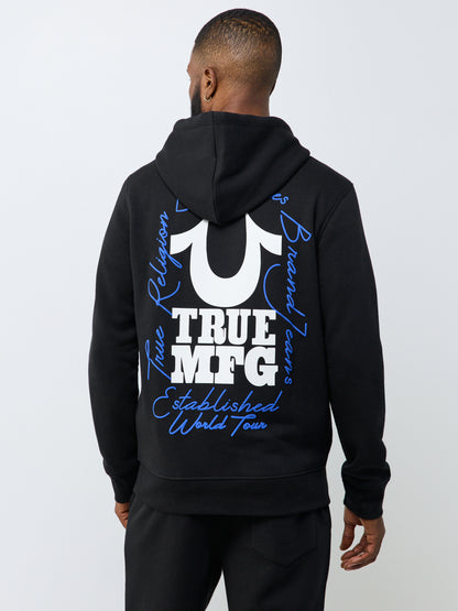 TR SCRIPT PUFF ZIP HOODIE