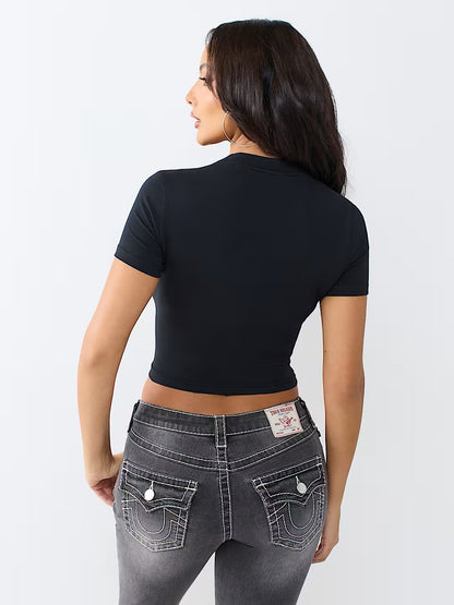CRYSTAL HS  BABY TEE