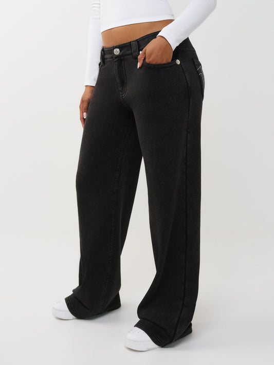 WASHED FLEECE BOBBI PANTS