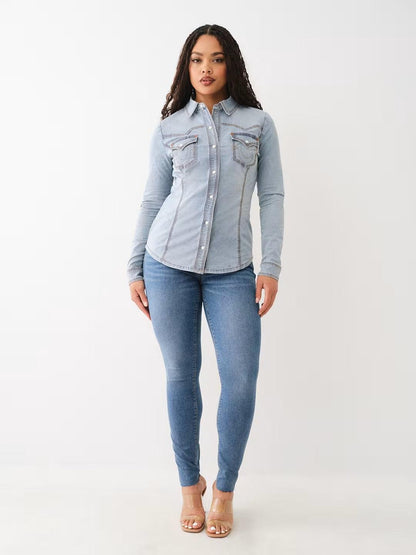 3N SLIM WESTERN SHIRT