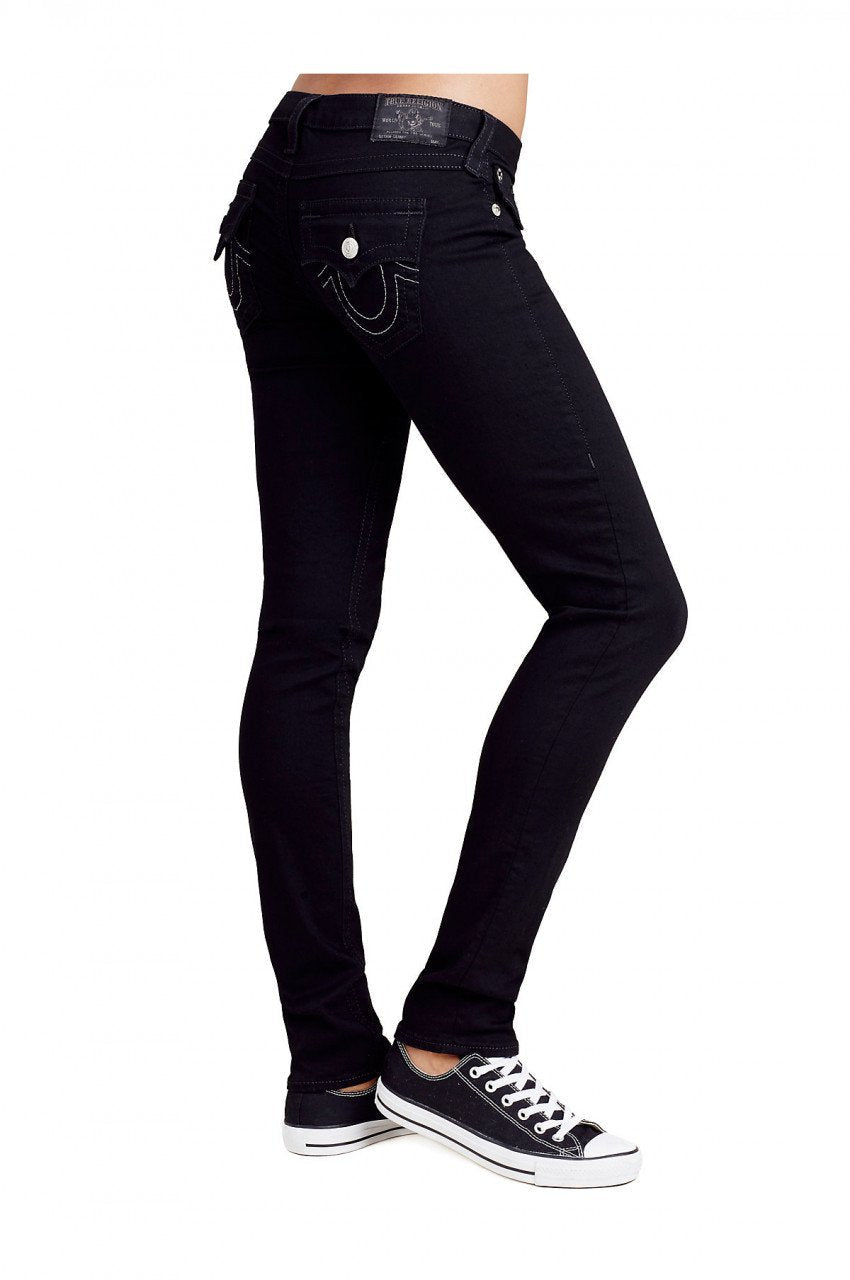 SKINNY FLAP BLACK SN GRY LOGO