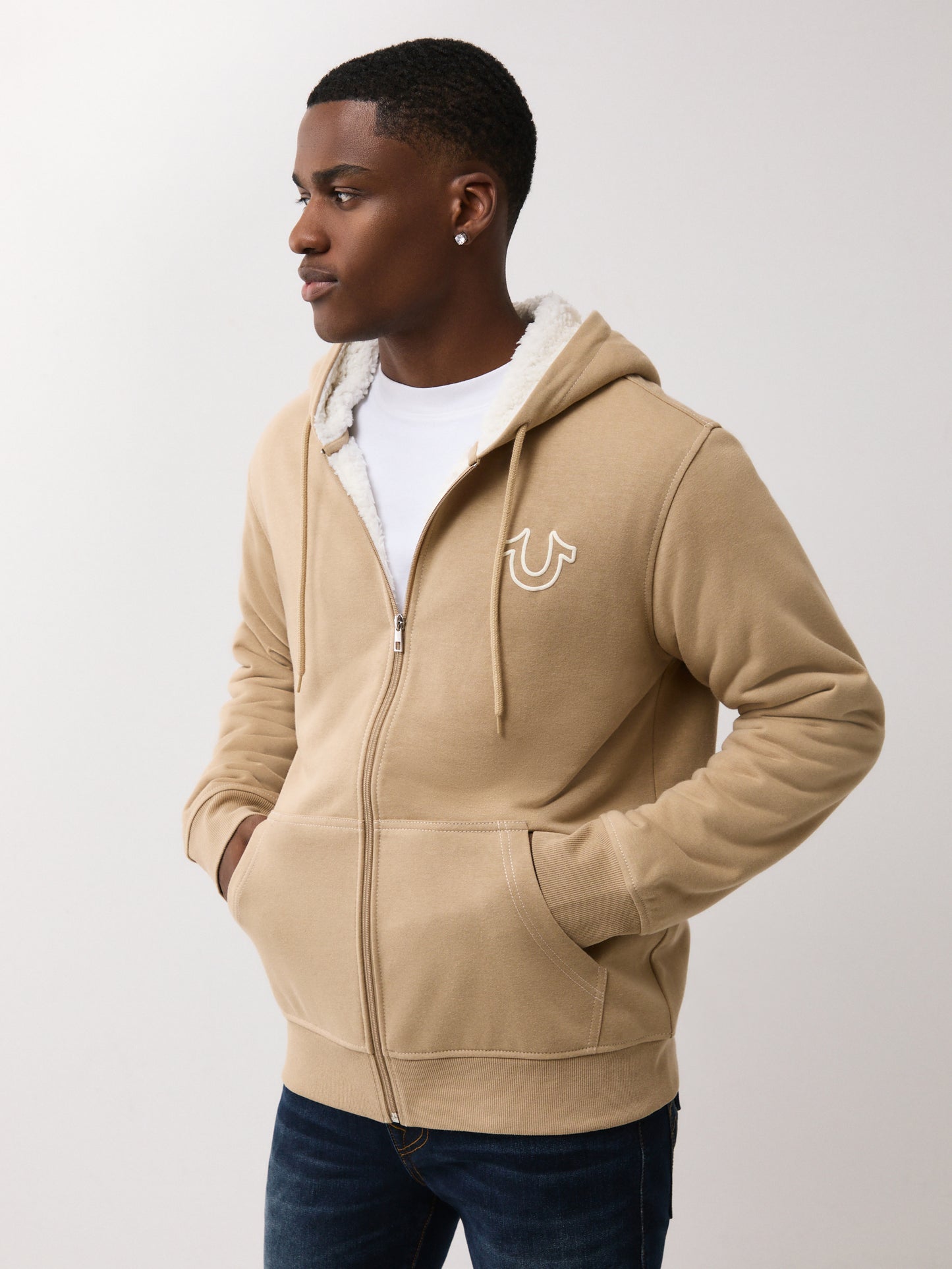 TRUE SHERPA ZIP HOODIE