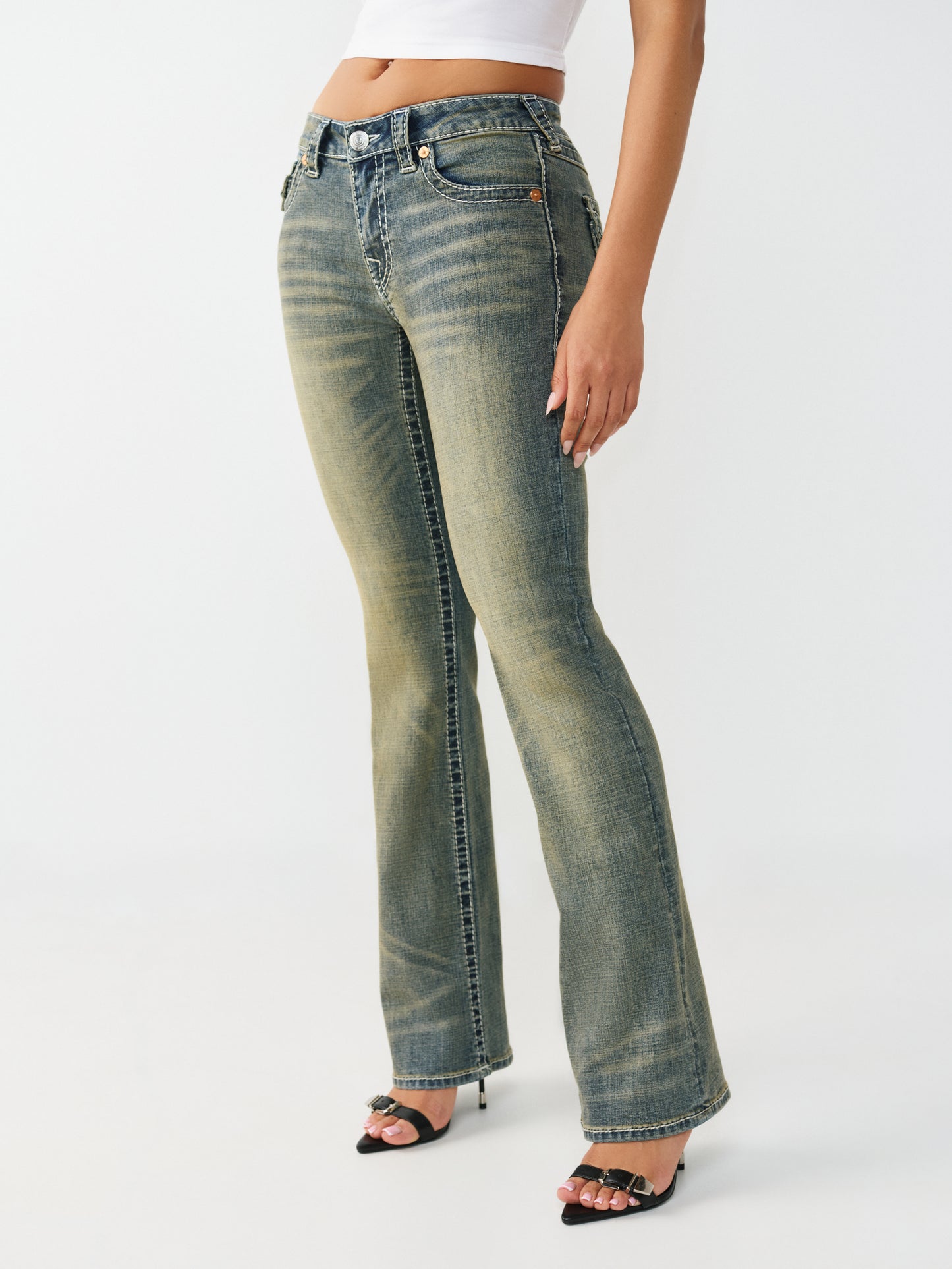 BECCA MR BOOTCUT BIG T FLAP