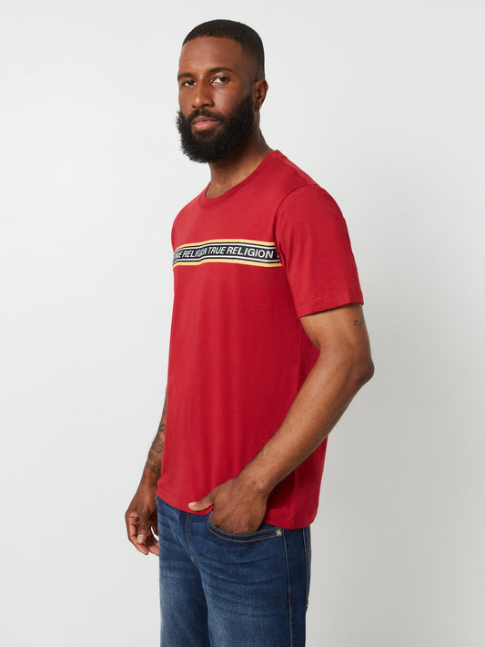TR CONTRAST TAPING TEE