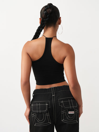 CRYSTAL RIB CAMI TOP